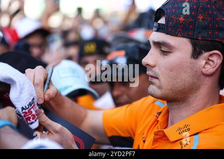 OâWARD Pato (mex), McLaren F1 Team MCL38, ritratto durante il Gran Premio de la Ciudad de Mexico 2024, 20° round del Campionato del mondo di Formula 1 2024 dal 25 al 27 ottobre 2024 sull'autodromo Hermanos Rodriguez, a città del Messico, Messico Foto Stock