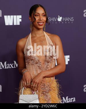 Beverly Hills, Stati Uniti. 24 ottobre 2024. BOVA arriva per le Women in Film Honors al Beverly Hilton giovedì 24 ottobre 2024. Foto di Greg Grudt/UPI credito: UPI/Alamy Live News Foto Stock