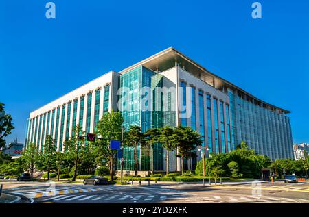 Edificio degli uffici dei membri dell'Assemblea nazionale della Repubblica di Corea a Seul, Un centro centrale per le attività legislative Foto Stock