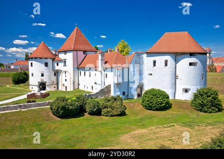 Varazdin. Città vecchia di Varazdin parco e monumenti, città nel nord della Croazia Foto Stock