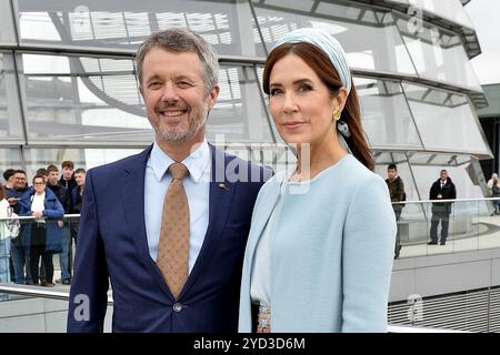 Koenig Frederik und Koenigin Mary von Daenemark beim Empfang im Reichstagsgebaeude AM 21.10.2024 a Berlino Foto Stock