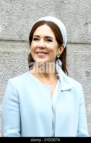 Koenigin Mary von Daenemark beim Empfang im Reichstagsgebaeude AM 21.10.2024 a Berlino Foto Stock