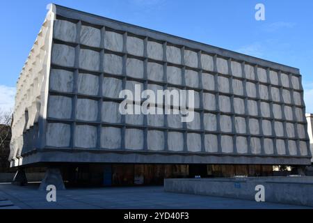 Biblioteca Beinecke rare Books & Manuscripts presso la Yale University di New Haven, Connecticut Foto Stock