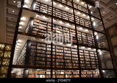 Biblioteca Beinecke rare Books & Manuscripts presso la Yale University di New Haven, Connecticut Foto Stock