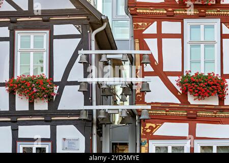 La città di Eschwege in Assia Foto Stock