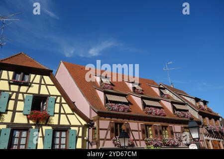 RibeauvillÃ© in Francia Foto Stock