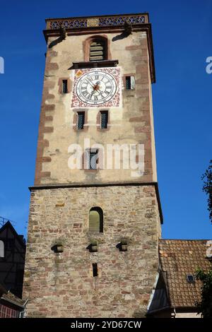 Torre del macellaio RibeauvillÃ© in Francia Foto Stock