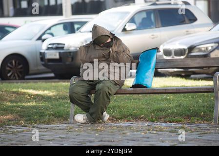 Bancarotta personale in crisi economica Foto Stock