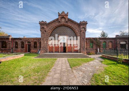 Cimitero ebraico, città di Lodz, Polonia Foto Stock