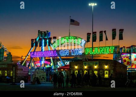 Fiera statale annuale che si tiene alla Oklahoma State Fair, Oklahoma Foto Stock