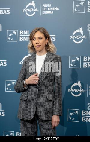 Barbara Chichiarelli partecipa al photocall "Supereroi" durante il 19° Festival del Cinema di Roma all'Auditorium Parco della musica di Roma, Italia, il 25 ottobre 2024. (Foto di Luca Carlino/NurPhoto)0 credito: NurPhoto SRL/Alamy Live News Foto Stock