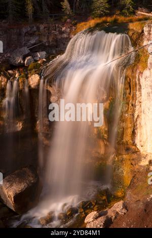 Paulina Falls, Newberry nazionale monumento vulcanico, Oregon Foto Stock