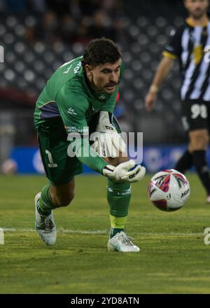 Leumeah, Australia. 25 ottobre 2024. Ryan Scott del Newcastle Jets FC in azione durante il secondo turno di Isuzu UTE A-League 2024-25 tra MacArthur FC e Newcastle Jets FC al Campbelltown Stadium di Leumeah. Punteggio finale; MacArthur 1: 2 Newcastle Jets. Credito: SOPA Images Limited/Alamy Live News Foto Stock