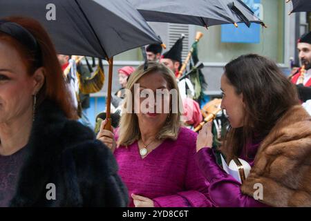 Oviedo, Spagna. 25 ottobre 2024. Ex Presidente del Congresso dei deputati, Ana Pastor. Crediti: Javier Fernández Santiago/ Alamy Live News Foto Stock