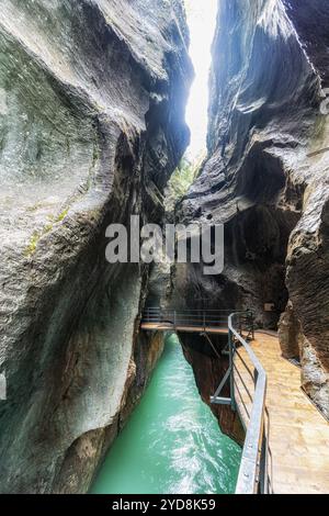 Gola di Aare in Svizzera Foto Stock