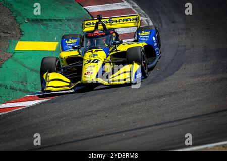 PIETRO FITTIPALDI (30) di Miami, Florida, pratica per il Firestone Grand Prix di Monterey al WeatherTech Raceway Laguna Seca di Salinas, CALIFORNIA. Foto Stock