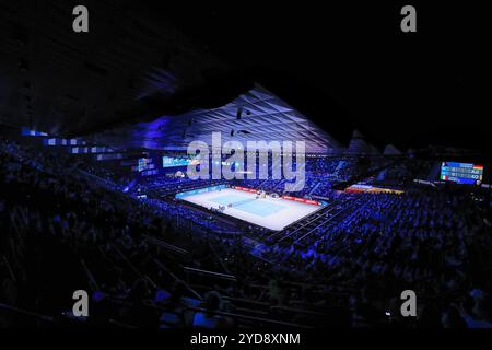 Vienna, Vienna, Austria. 25 ottobre 2024. Impressioni, full House durante l'Erste Bank Open - ATP500, Mens Tennis (Credit Image: © Mathias Schulz/ZUMA Press Wire) SOLO PER USO EDITORIALE! Non per USO commerciale! Foto Stock