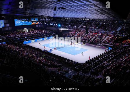 Vienna, Vienna, Austria. 25 ottobre 2024. Impressioni, full House durante l'Erste Bank Open - ATP500, Mens Tennis (Credit Image: © Mathias Schulz/ZUMA Press Wire) SOLO PER USO EDITORIALE! Non per USO commerciale! Foto Stock