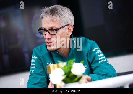 Città del Messico, Mexique. 25 ottobre 2024. KRACK Mike (Ger), Team Principal e CEO di Aston Martin F1 Team, ritratto durante il Gran Premio de la Ciudad de Mexico 2024 di Formula 1, 20° round del Campionato del mondo di Formula 1 2024 dal 25 al 27 ottobre 2024 sull'autodromo Hermanos Rodriguez, città del Messico, Messico - foto Eric Alonso/DPPI Credit: DPPI Media/Alamy Live News Foto Stock