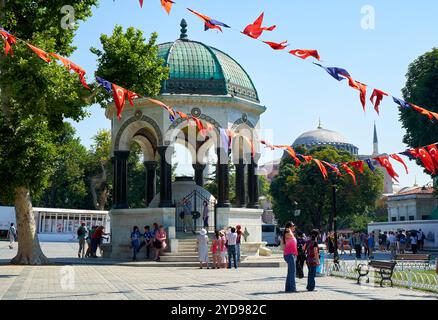 Il tedesco della fontana, Istanbul Foto Stock