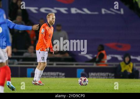 Sheffield Wednesday centrocampista Barry Bannan (10) durante la partita del Portsmouth FC contro Sheffield Wednesday FC Sky bet EFL Championship a Fratton Park, Portsmouth, Inghilterra, Regno Unito il 25 ottobre 2024 Credit: Every Second Media/Alamy Live News Foto Stock