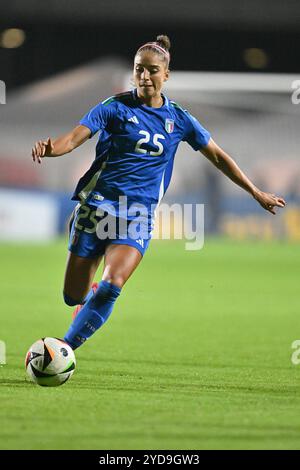 Stadio tre Fontane, Roma, Italia. 25 ottobre 2024. Women International Friendly, Italia contro Malta; Eleonora Goldoni of Italy Credit: Action Plus Sports/Alamy Live News Foto Stock