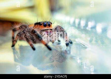 Phidippus regius "Everglades" Foto Stock