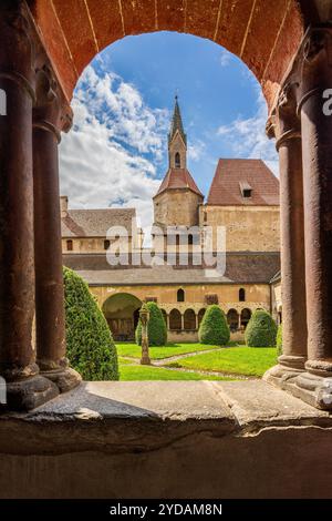 Chiostro della cattedrale di Bressanone, alto Adige, Italia. Foto Stock