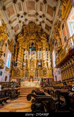 Cattedrale di Santa Maria di Porto o Cattedrale di Porto (se do porto), Porto, Portogallo. Foto Stock