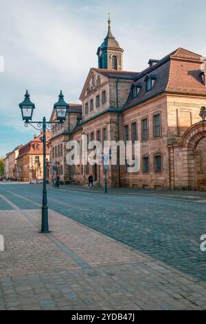 Centro storico di Bayreuth in Baviera, Germania. Foto Stock