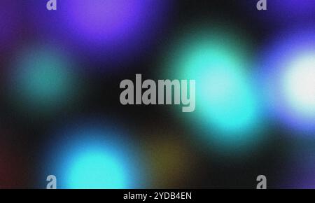 Le vivaci luci bokeh creano uno sfondo sgranato e astratto Foto Stock