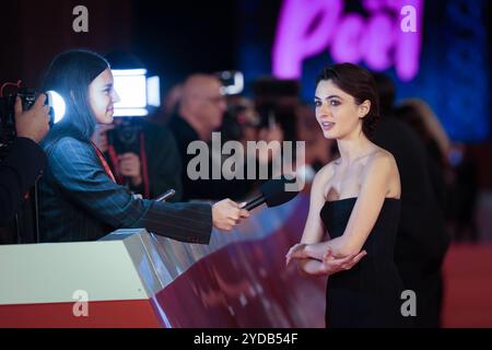 DATA RECORD NON DICHIARATA L albero - Red Carpet - 19° Festival del Cinema di Roma. Roma, Italia - 22 ottobre: Tecla Insolia partecipa al Red carpet L albero durante il 19° Festival del Cinema di Roma all'Auditorium Parco della musica. Roma RM Italia Copyright: XPhotoxbyxGennaroxLeonardix Foto Stock