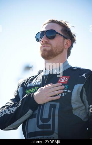 Las Vegas, Nevada, Stati Uniti. 20 ottobre 2024. 20 ottobre 2024 - Las Vegas, NV; il pilota della NASCAR Cup Series, TYLER REDDICK (45) si prepara per il South Point 400 al Las Vegas Motor Speedway di Las Vegas, NV. (Credit Image: © Walter G. Arce Sr./ASP via ZUMA Press Wire) SOLO PER USO EDITORIALE! Non per USO commerciale! Foto Stock