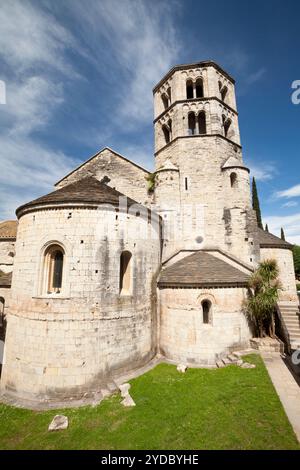 Chiesa di Sant Pere de Galligants, Girona, Spagna Foto Stock