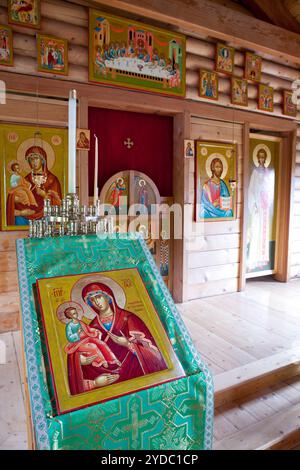 San Herman il seminario ortodosso, isola di Kodiak, Alaska, U.S.A. Foto Stock