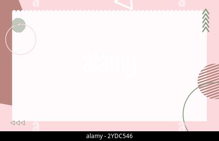 Moderno sfondo geometrico astratto per poster e banner Illustrazione Vettoriale