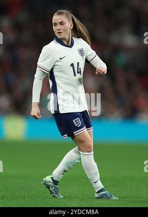 Londra, Regno Unito. 25 ottobre 2024. Jess Park of England durante l'amichevole internazionale allo stadio di Wembley, Londra. Il credito per immagini dovrebbe essere: Paul Terry/Sportimage Credit: Sportimage Ltd/Alamy Live News Foto Stock