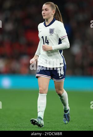 Londra, Regno Unito. 25 ottobre 2024. Jess Park of England durante l'amichevole internazionale allo stadio di Wembley, Londra. Il credito per immagini dovrebbe essere: Paul Terry/Sportimage Credit: Sportimage Ltd/Alamy Live News Foto Stock