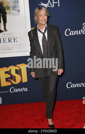Los Angeles, Stati Uniti. 26 ottobre 2024. Robin Wright all'AFI Fest 2024 'Here' World Premiere Screening tenutosi al TCL Chinese Theatre, Los Angeles, CA, 25 ottobre 2024. Foto: Joseph Martinez/PictureLux credito: PictureLux/The Hollywood Archive/Alamy Live News Foto Stock