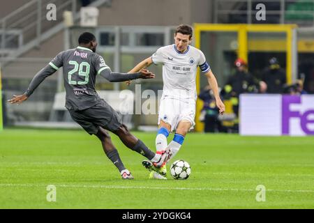 Milano 22 ottobre 2024 - AC Milan - Club Brugge UEFA Champions League Football 2024/2025 - Hans Vanaken bruges Foto Stock