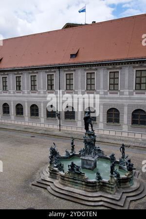 Cortile di Monaco Residenz, Germania Foto Stock