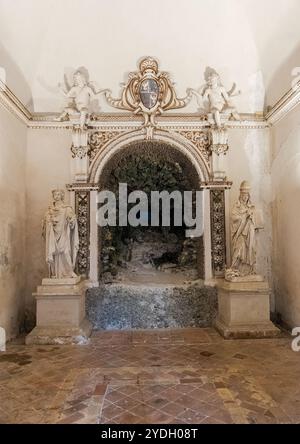 TIVOLI, ITALIA - 25 GIUGNO 2016 - interni di Villa D'Este a Tivoli, vicino Roma, Italia. Patrimonio dell'umanità dell'UNESCO, è famosa per la sua terra Foto Stock