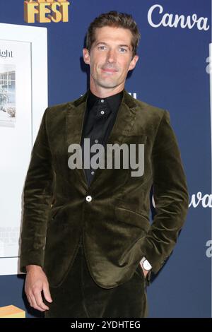 Gwilym Lee agli arrivi per l'AFI FEST 2024 presentato da Canva in anteprima mondiale di HERE, TCL Chinese Theatre, Los Angeles, CA, ottobre 25, 2024. foto di: Priscilla Grant/Everett Collection Foto Stock