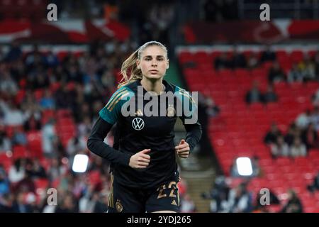 Londra, Inghilterra 25. Oktober 2024: Testspiel Fußball-Frauen-Nationalmannschaft - 2024 - Inghilterra vs. Deutschland Im Bild: Jule Brand (Deutschland) Foto Stock