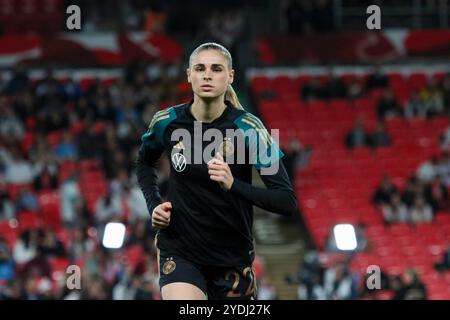 Londra, Inghilterra 25. Oktober 2024: Testspiel Fußball-Frauen-Nationalmannschaft - 2024 - Inghilterra vs. Deutschland Im Bild: Jule Brand (Deutschland) Foto Stock