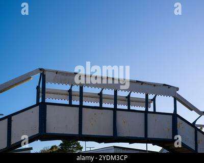 St Erth Station Grade II Victorian Footbridge Cornwall Foto Stock