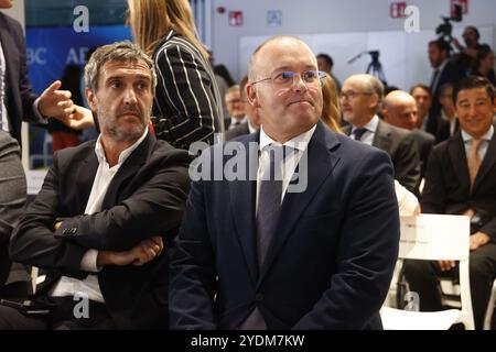 Madrid, 16/09/2024. Isabel Díaz Ayuso, presidente della Comunità di Madrid, partecipa al forum ABC. Foto: Tania Sieira. Arcicc. Crediti: Album / Archivo ABC / Tania Sieira Foto Stock