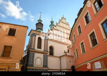 Lublino, Polonia - 13 settembre 2022: Piazza del mercato della città Vecchia a Lublino. Polonia Foto Stock