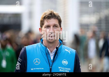 Città del Messico, Vereinigte Staaten. 26 ottobre 2024. James Vowles (Williams Racing, Teamchef), mex, Formel 1 Weltmeisterschaft, Grand Prix von Mexiko City, autodromo Hermanos Rodriguez, qualifiche, 26.10.2024 foto: Eibner-Pressefoto/Michael Memmler credito: dpa/Alamy Live News Foto Stock