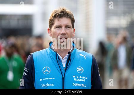 Città del Messico, Vereinigte Staaten. 26 ottobre 2024. James Vowles (Williams Racing, Teamchef), mex, Formel 1 Weltmeisterschaft, Grand Prix von Mexiko City, autodromo Hermanos Rodriguez, qualifiche, 26.10.2024 foto: Eibner-Pressefoto/Michael Memmler credito: dpa/Alamy Live News Foto Stock